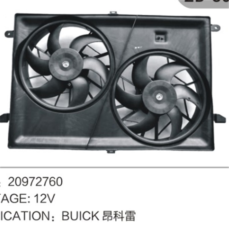Conjunto de ventilador do radiador 20972760 para BUICK ENCLAVE