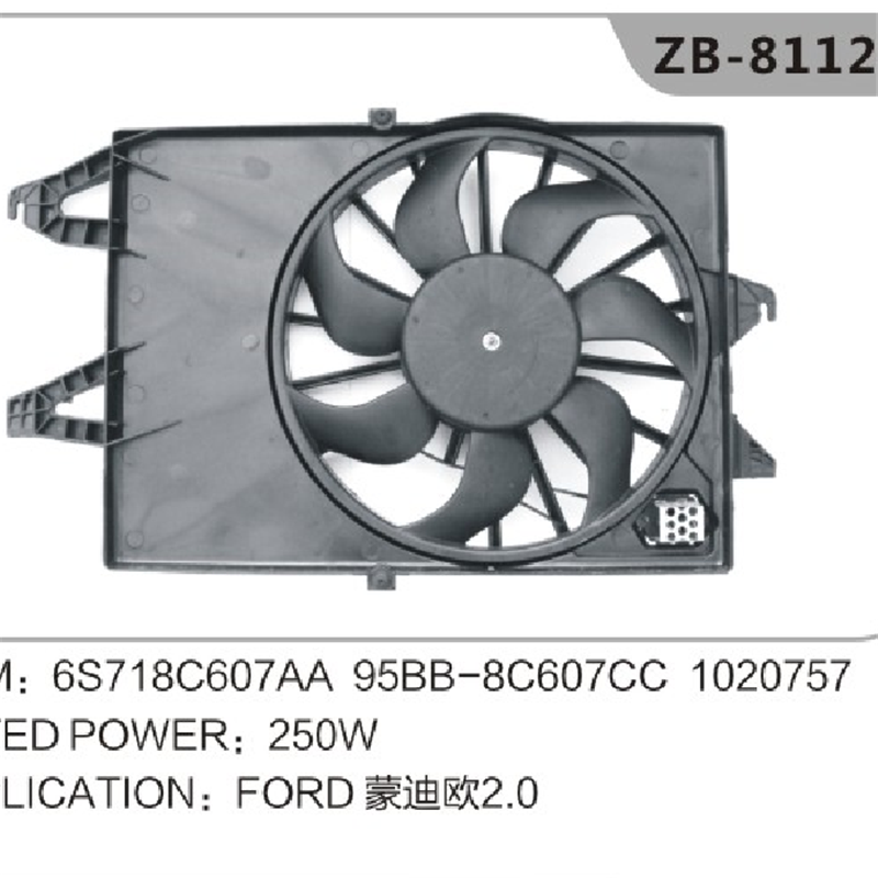 FORD MONDEO Ventilador do radiador do motor 6S718C607AA